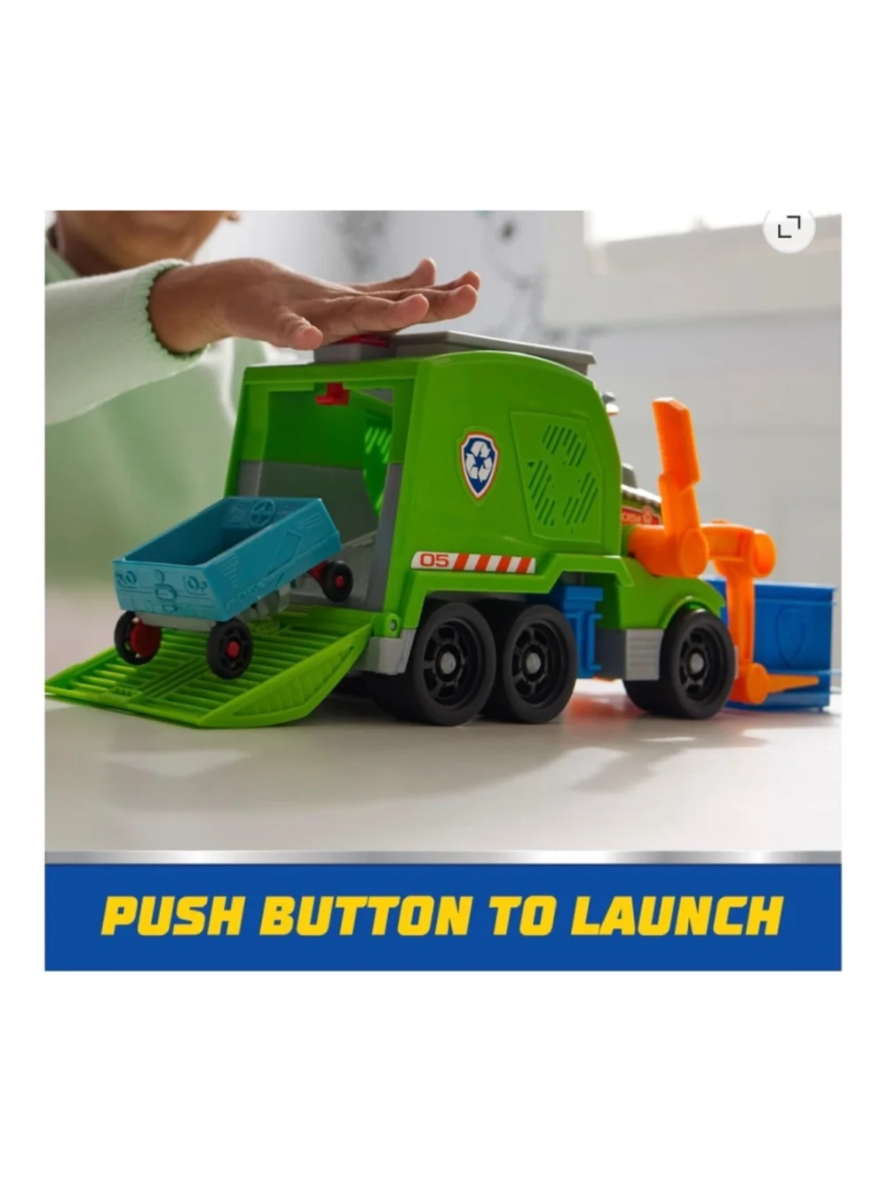 NEW Paw Patrol Rocky's Recycling Truck Toy One Size Green Orange